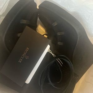 Brand New in box  suede Moncler boots size 38!